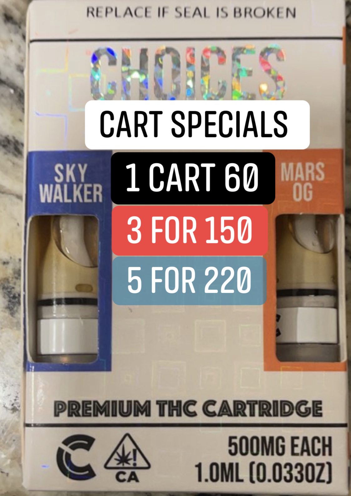 Buy Sky Walker Choice Carts Top Rated Dispensary Near Me Weed